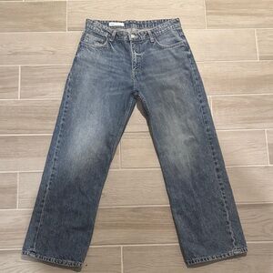 Zara Relaxed Fit Blue Jeans